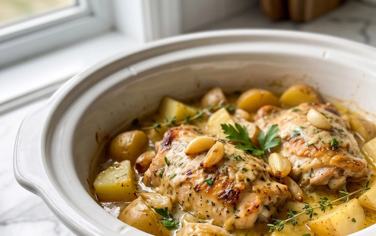 Garlic Parmesan Crockpot Chicken and Potatoes: An Incredible Ultimate Recipe
