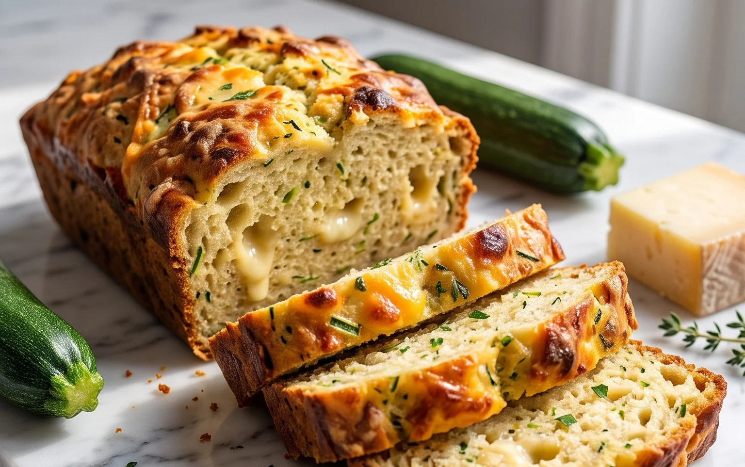 Zucchini Cheese Bread