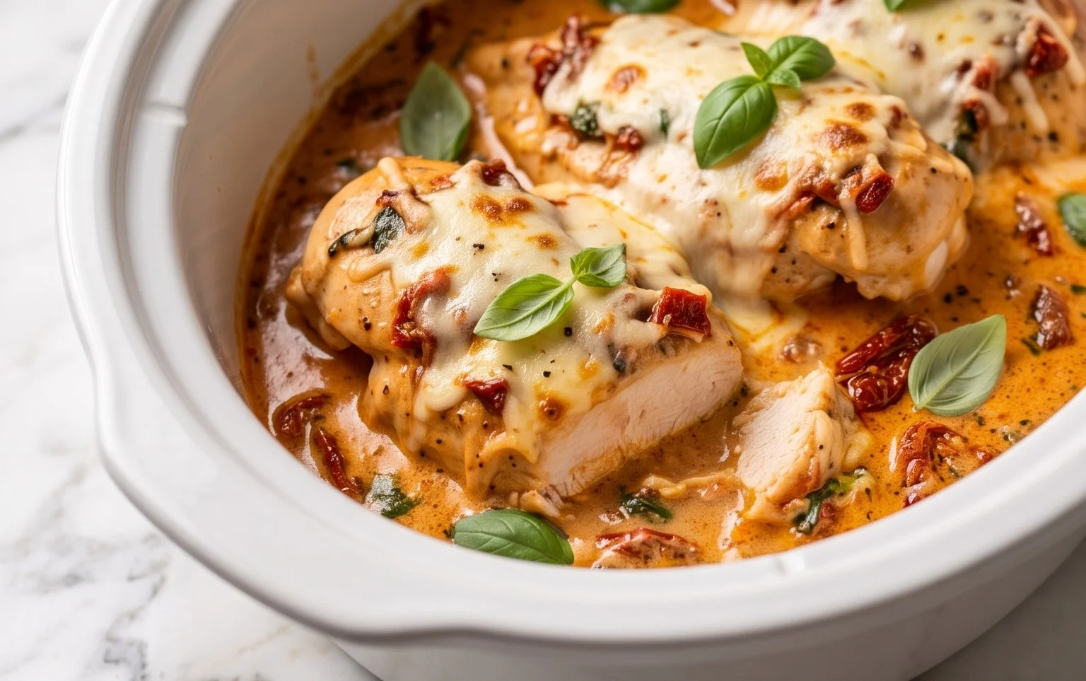 Poulet « Marry Me » Crock Pot : Recette Facile et Crémeuse