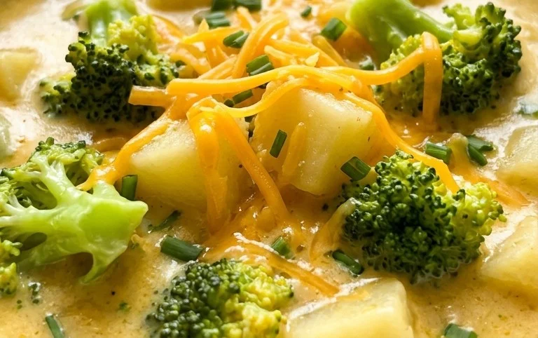 Broccoli Potato Cheese Soup Recipe