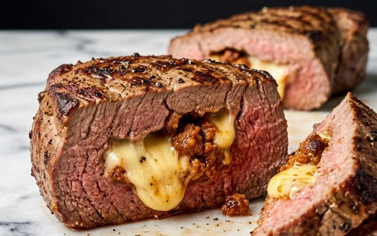 Filet Mignon Farcé : Choriço & Comté