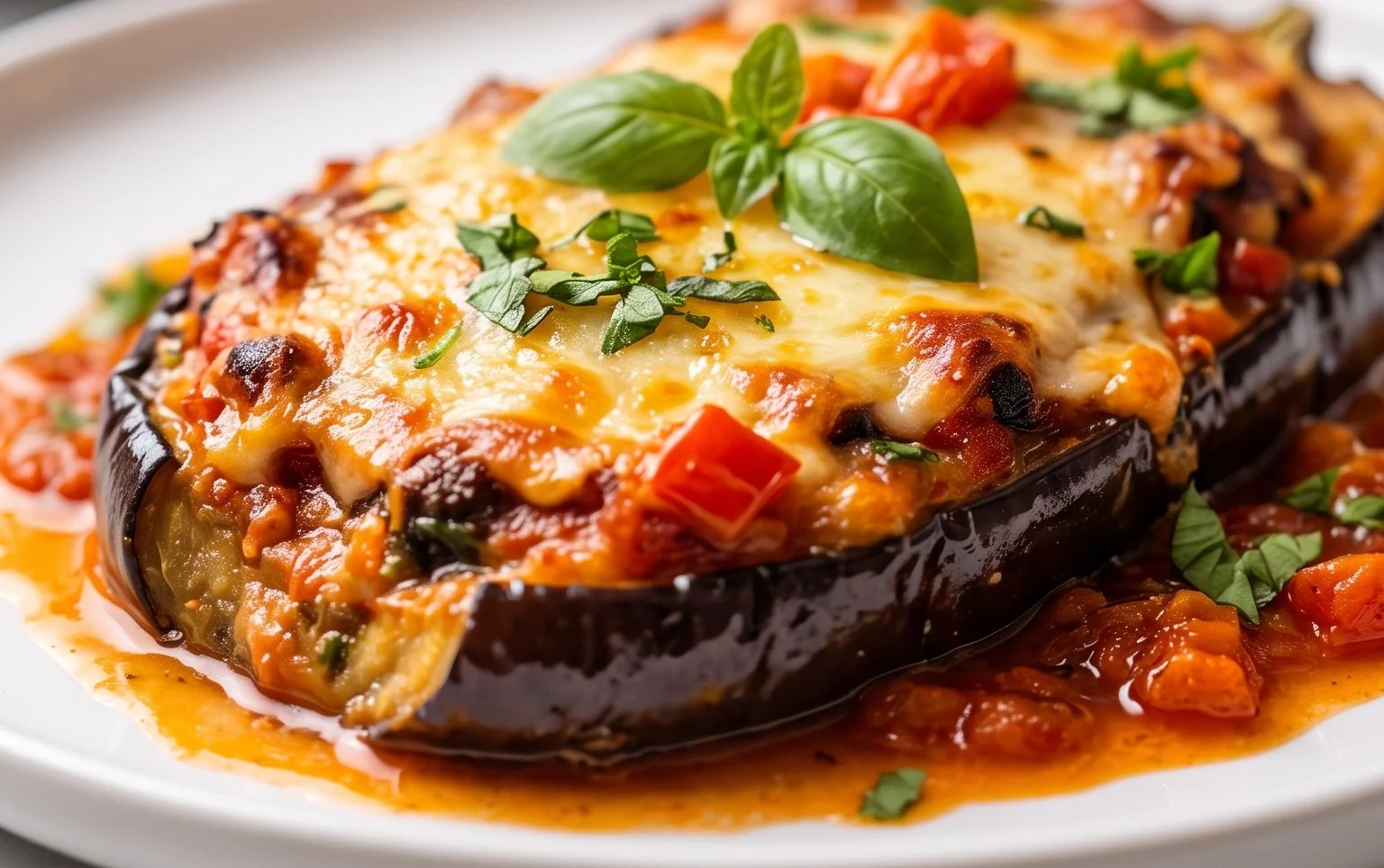 Baked Eggplant Parmesan