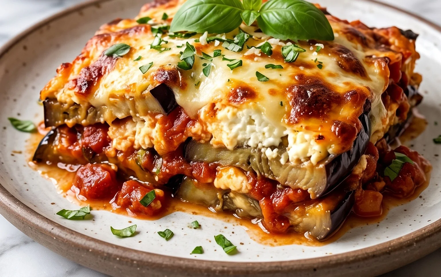 Ricotta Eggplant Casserole