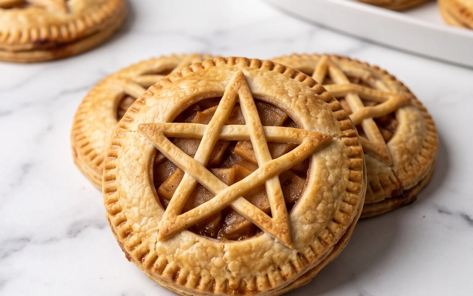 Tartes Pommes Vegan Pentagramme : Recette Facile