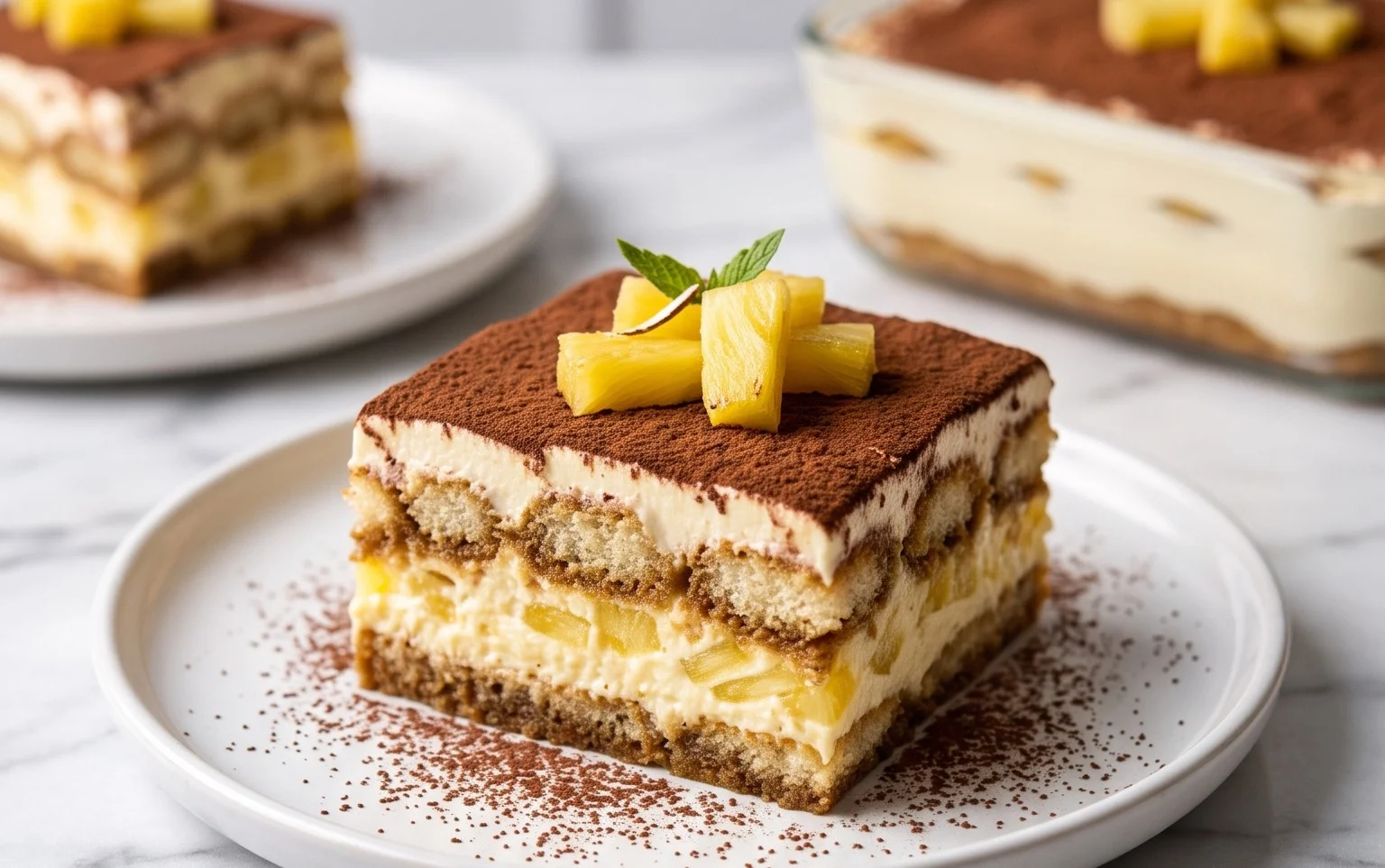 Tiramisu Ananas Coco : Voyage Tropical Gourmand